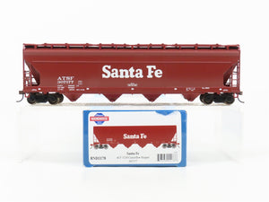 HO Athearn Roundhouse RND1178 ATSF Santa Fe 4-Bay Centerflow Hopper #307177