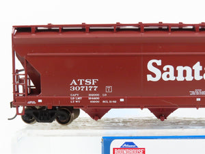 HO Athearn Roundhouse RND1178 ATSF Santa Fe 4-Bay Centerflow Hopper #307177