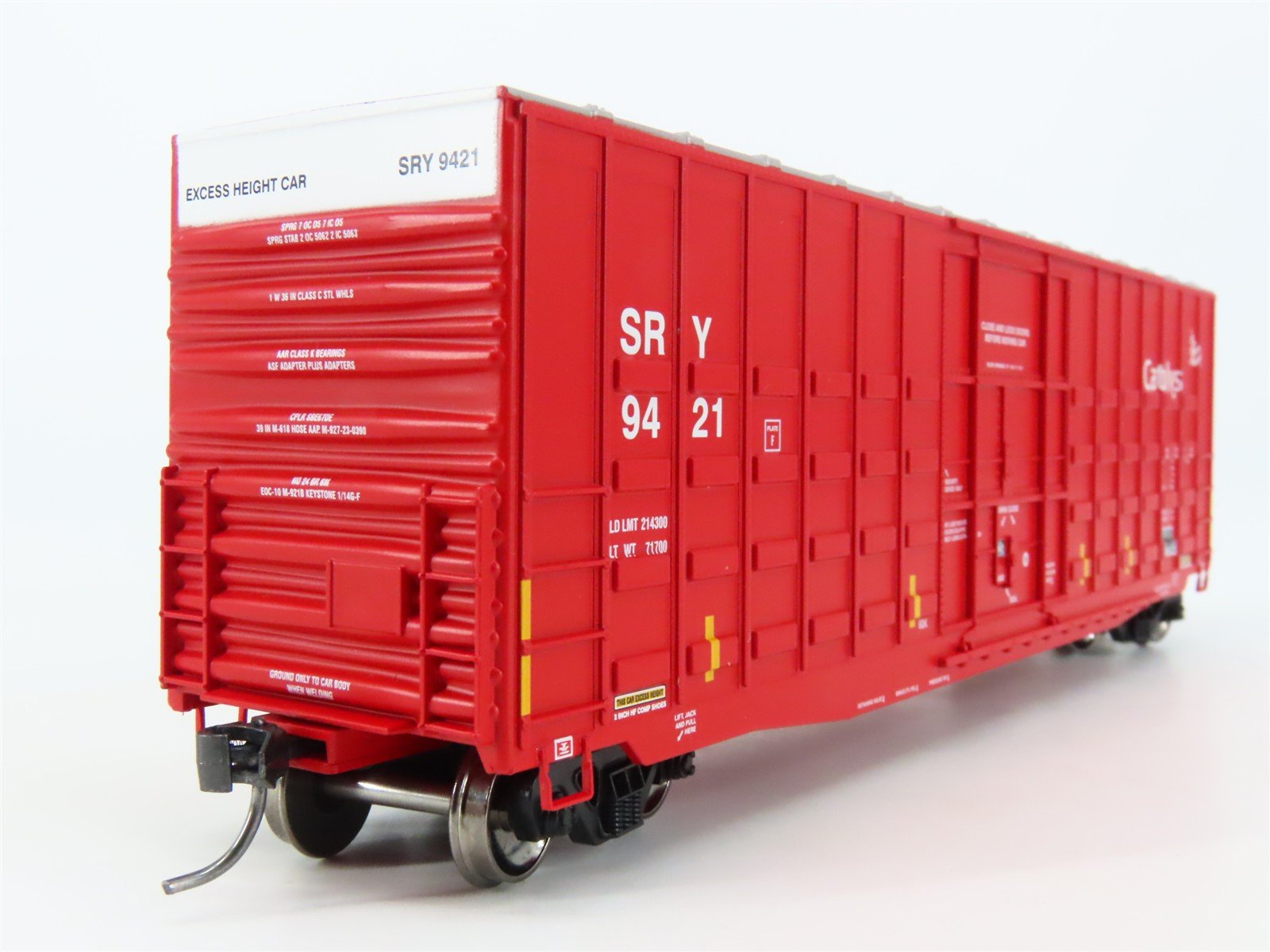 HO Scale Athearn Roundhouse RND88179 SRY Catalyst 50' High Cube Box Car #9421