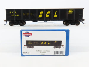 HO Scale Athearn Roundhouse RND1224 SCL Seaboard Coast Line 40' Gondola #130045