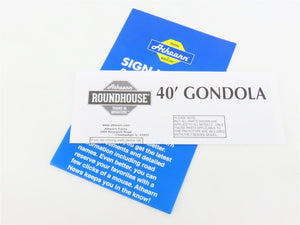HO Scale Athearn Roundhouse RND1224 SCL Seaboard Coast Line 40' Gondola #130045