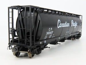 HO Scale Rapido 127026A CP Canadian Pacific 4-Bay Covered Hopper #382637