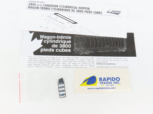 HO Scale Rapido 127026A CP Canadian Pacific 4-Bay Covered Hopper #382637