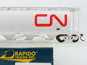 HO Scale Rapido 127024A CN Canadian National 4-Bay Covered Hopper #371946