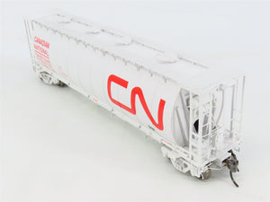 HO Scale Rapido 127024A CN Canadian National 4-Bay Covered Hopper #371946