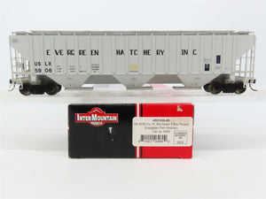 HO Scale InterMountain 453109-00 USLX Evergreen Fish Hatchery 3-Bay Hopper #5906