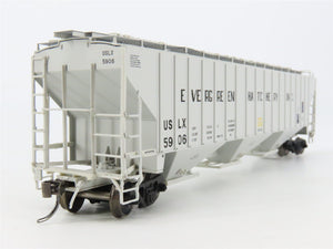 HO Scale InterMountain 453109-00 USLX Evergreen Fish Hatchery 3-Bay Hopper #5906