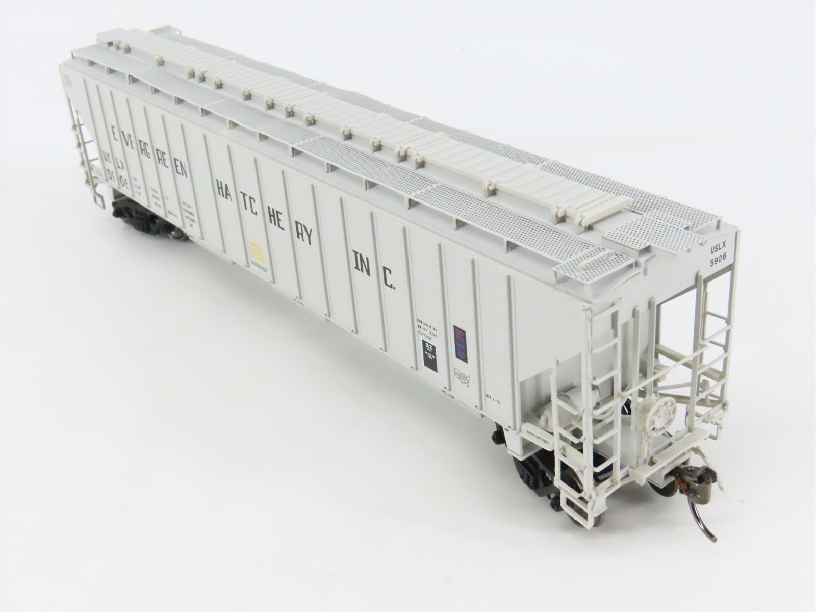 HO Scale InterMountain 453109-00 USLX Evergreen Fish Hatchery 3-Bay Hopper #5906