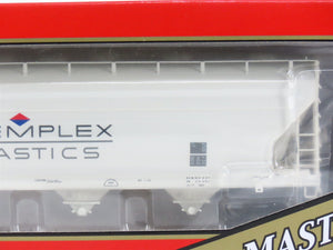 HO Scale Atlas 20006376 CHEX Chemplex Plastics 4-Bay Covered Hopper #62 - Sealed
