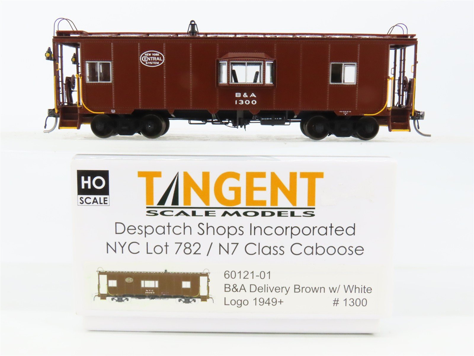 HO Scale Tangent 60121-01 B&A NYC Despatch Shops Incorporated Caboose #1300