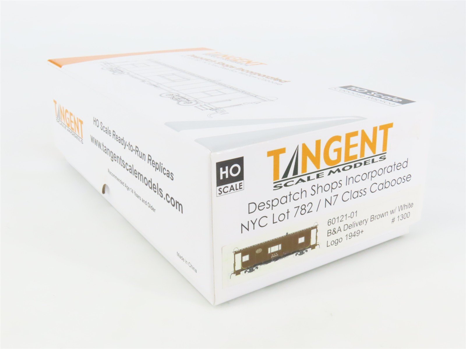 HO Scale Tangent 60121-01 B&A NYC Despatch Shops Incorporated Caboose #1300