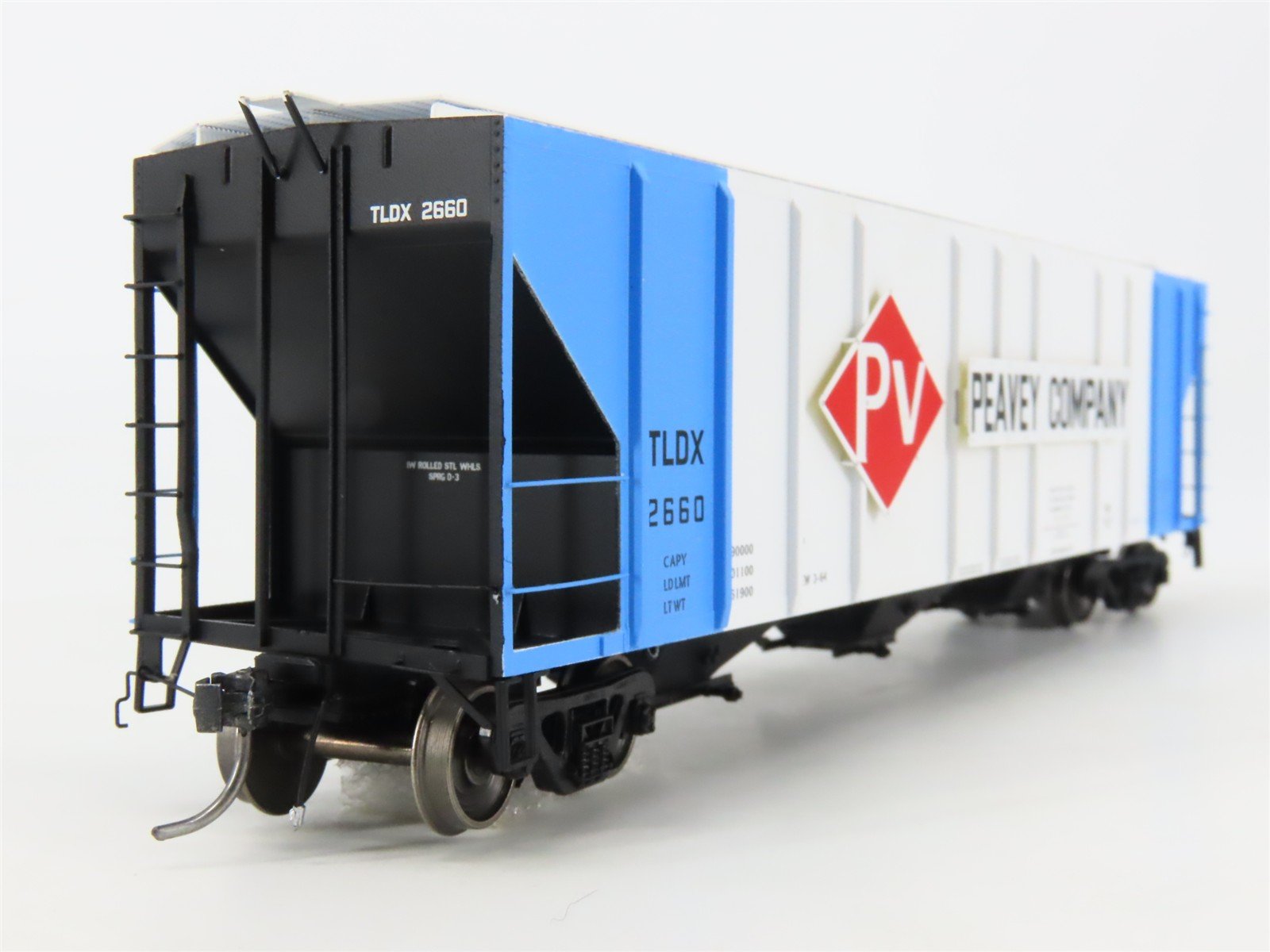 HO Scale ExactRail Platinum EP-80207-1 TLDX Peavey Company 3-Bay Hopper #2660