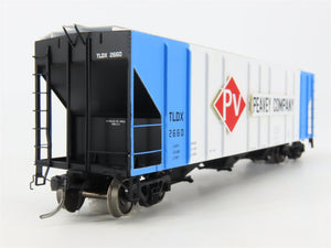 HO Scale ExactRail Platinum EP-80207-1 TLDX Peavey Company 3-Bay Hopper #2660