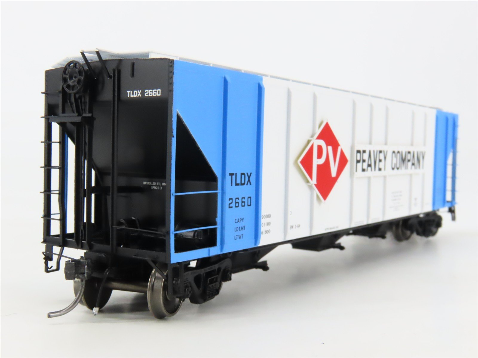 HO Scale ExactRail Platinum EP-80207-1 TLDX Peavey Company 3-Bay Hopper #2660