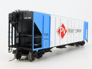 HO Scale ExactRail Platinum EP-80207-1 TLDX Peavey Company 3-Bay Hopper #2660
