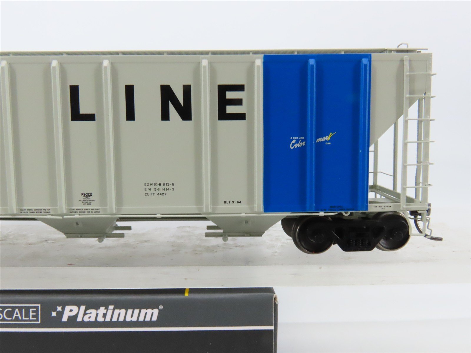 HO Scale ExactRail Platinum EP-80170-7 SOO Line 3-Bay Covered Hopper #70153