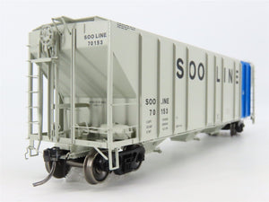 HO Scale ExactRail Platinum EP-80170-7 SOO Line 3-Bay Covered Hopper #70153