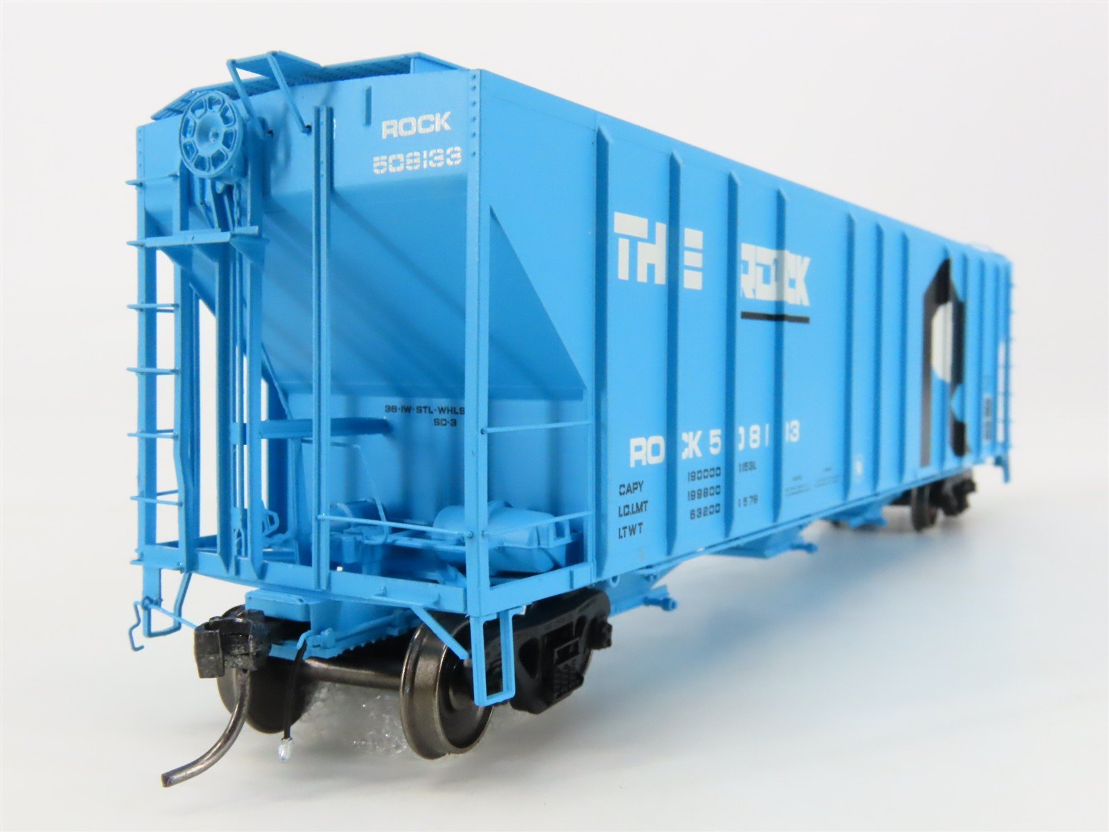 HO ExactRail Platinum EP-80203-2 ROCK The Rock 3-Bay Covered Hopper #508133