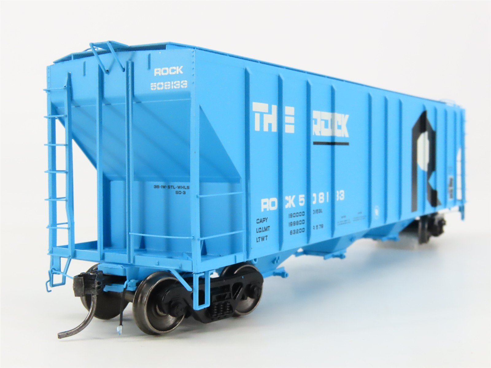 HO ExactRail Platinum EP-80203-2 ROCK The Rock 3-Bay Covered Hopper #508133