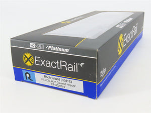 HO ExactRail Platinum EP-80203-2 ROCK The Rock 3-Bay Covered Hopper #508133
