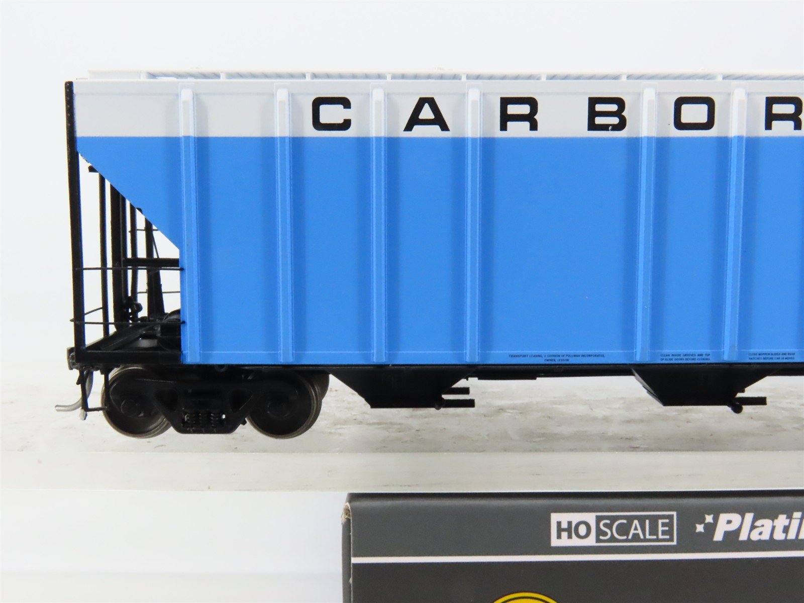 HO Scale ExactRail Platinum EP-80210-2 TLDX Carborundum 3-Bay Hopper #3807