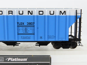 HO Scale ExactRail Platinum EP-80210-2 TLDX Carborundum 3-Bay Hopper #3807