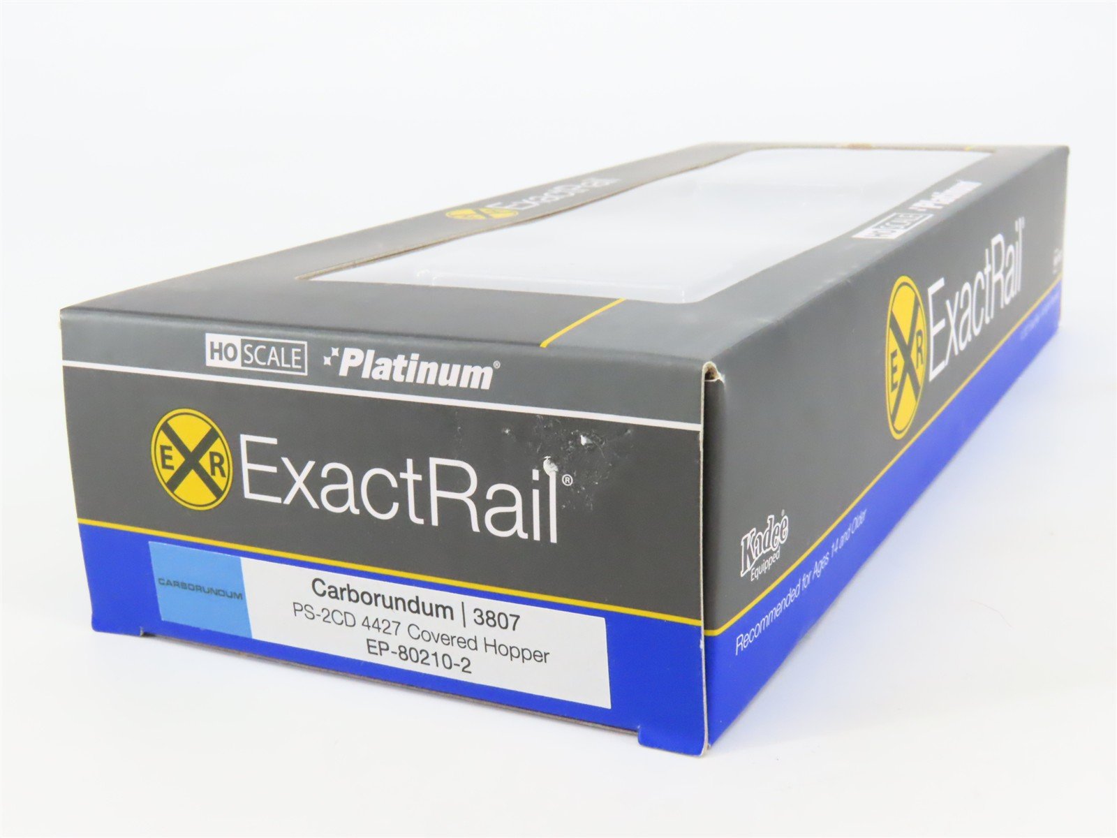 HO Scale ExactRail Platinum EP-80210-2 TLDX Carborundum 3-Bay Hopper #3807