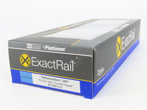 HO Scale ExactRail Platinum EP-80210-2 TLDX Carborundum 3-Bay Hopper #3807
