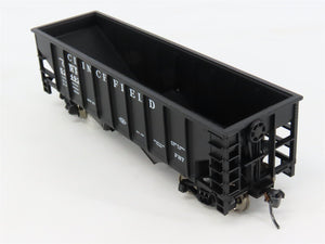 HO Scale Walthers Trainline 931-1840 CRR Clinchfield 2-Bay Open Hopper #52492