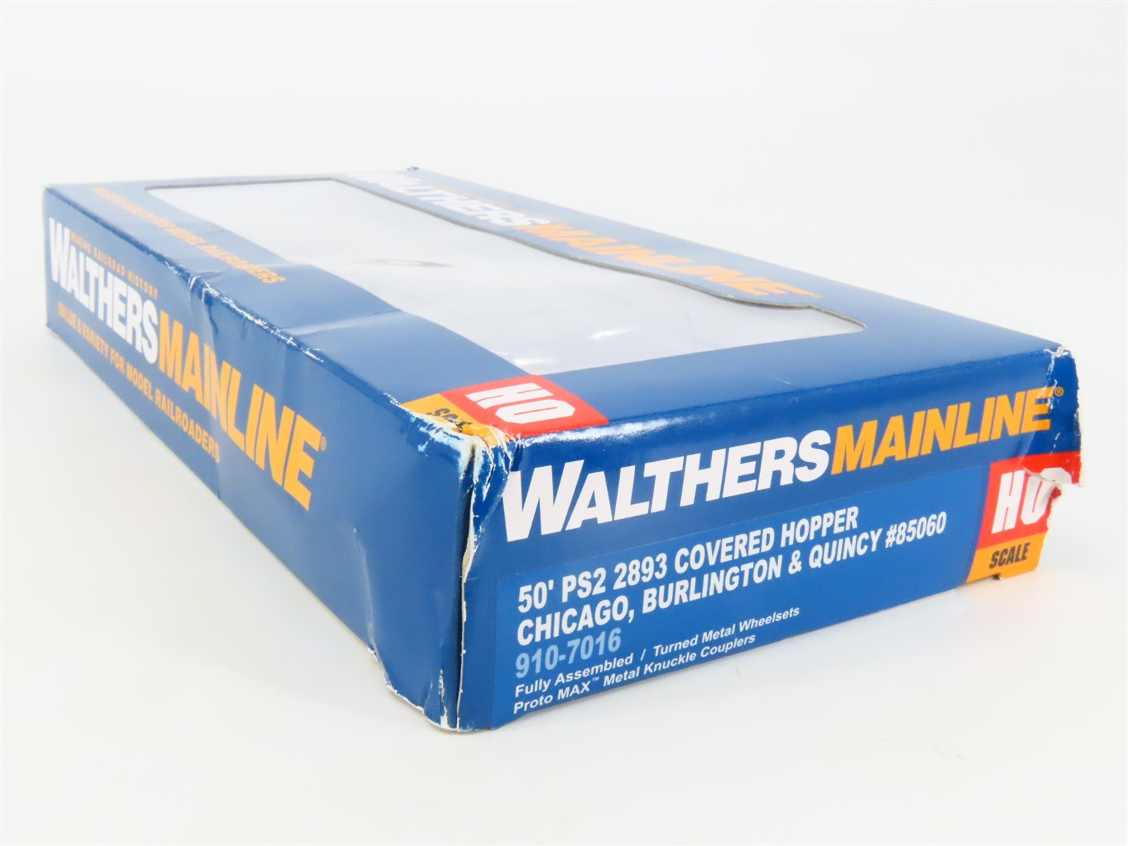 HO Scale Walthers Mainline 910-7016 CB&Q Burlington Route 3-Bay Hopper #85060