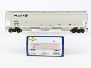 HO Scale Athearn Genesis ATHG90011 BORX Borax 3-Bay Covered Hopper #500099