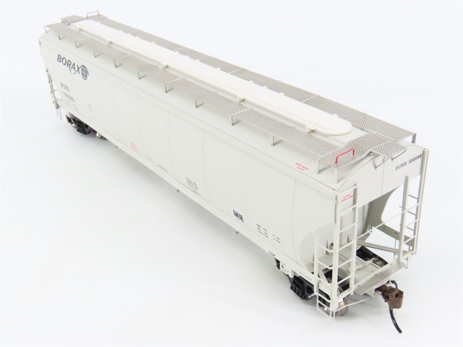 HO Scale Athearn Genesis ATHG90011 BORX Borax 3-Bay Covered Hopper #500099