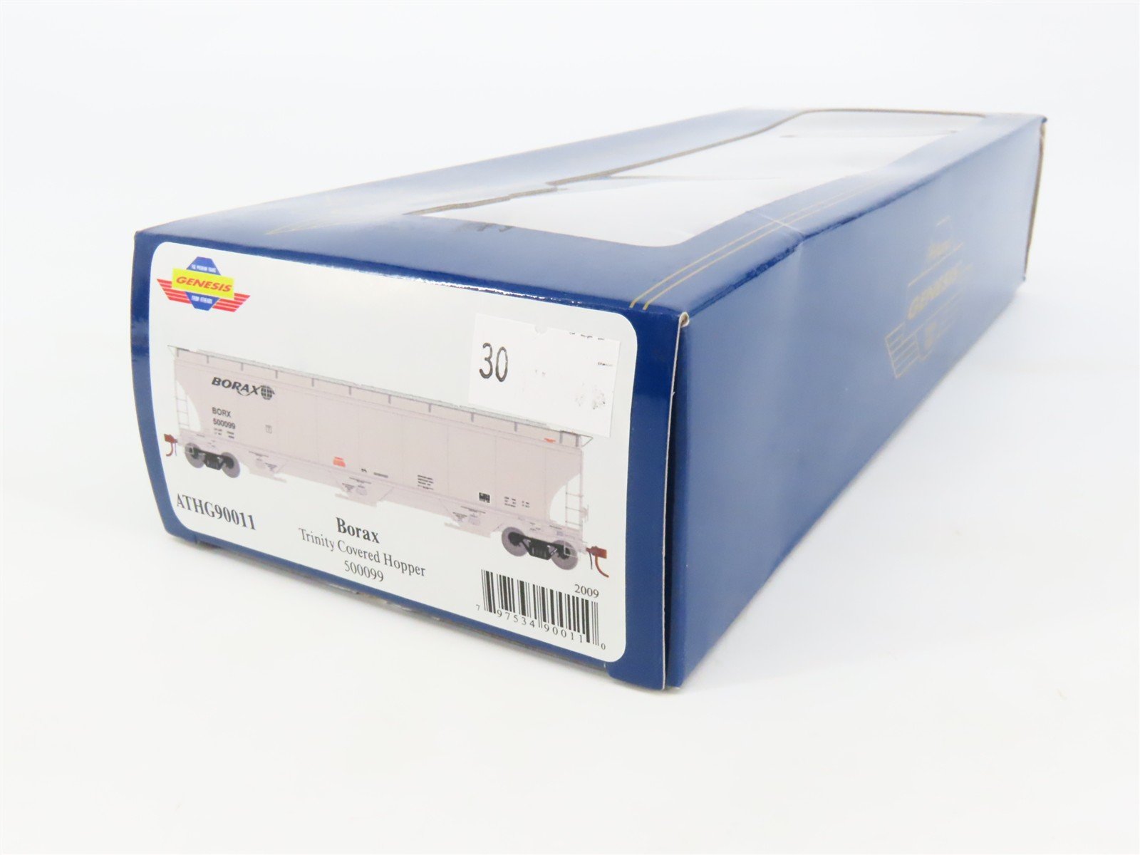 HO Scale Athearn Genesis ATHG90011 BORX Borax 3-Bay Covered Hopper #500099