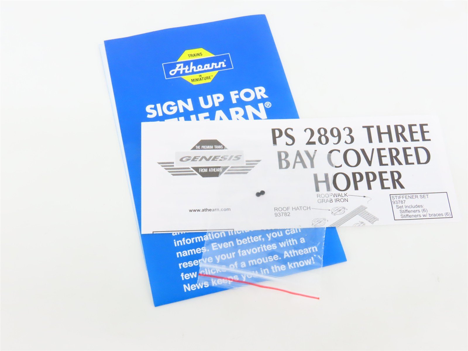 HO Scale Athearn Genesis ATHG73605 GN Big Sky Blue 3-Bay Covered Hopper #71971