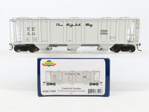 HO Athearn Genesis ATHG73599 CG Central of Georgia 3-Bay Covered Hopper #911