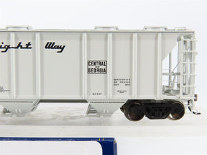 HO Athearn Genesis ATHG73599 CG Central of Georgia 3-Bay Covered Hopper #911