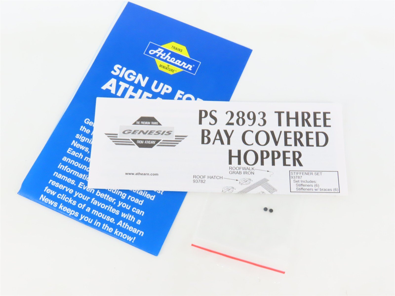 HO Athearn Genesis ATHG73599 CG Central of Georgia 3-Bay Covered Hopper #911