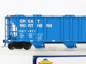 HO Scale Athearn Genesis ATHG73605 GN Big Sky Blue 3-Bay Covered Hopper #71971