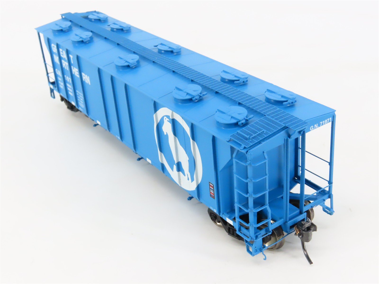 HO Scale Athearn Genesis ATHG73605 GN Big Sky Blue 3-Bay Covered Hopper #71971