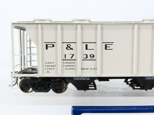 HO Athearn Genesis ATHG73607 P&LE Pittsburgh & Lake Erie 3-Bay Hopper #1739