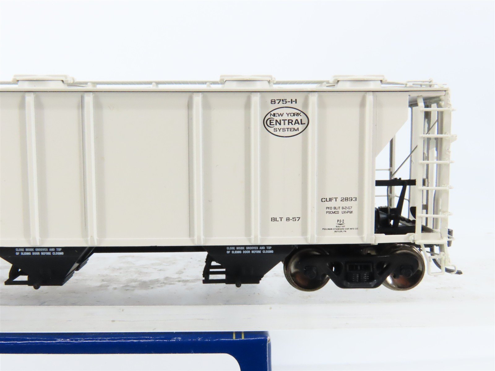 HO Athearn Genesis ATHG73607 P&LE Pittsburgh & Lake Erie 3-Bay Hopper #1739
