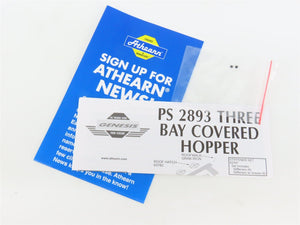 HO Athearn Genesis ATHG73607 P&LE Pittsburgh & Lake Erie 3-Bay Hopper #1739