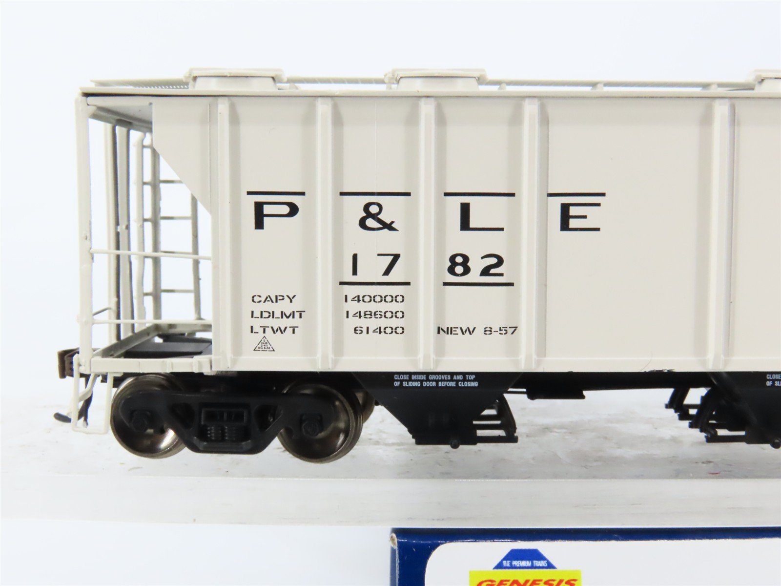 HO Athearn Genesis ATHG73608 P&LE Pittsburgh & Lake Erie 3-Bay Hopper #1782