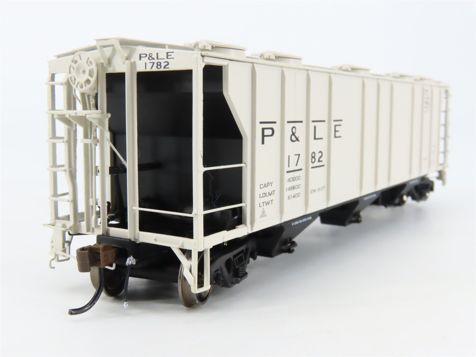 HO Athearn Genesis ATHG73608 P&LE Pittsburgh & Lake Erie 3-Bay Hopper #1782