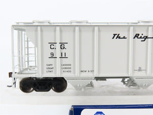 HO Scale Athearn Genesis ATHG73599 CG Central of Georgia 3-Bay Hopper #911