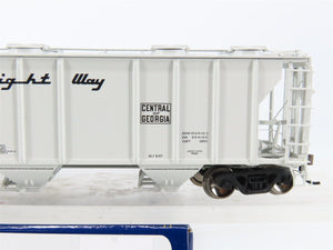 HO Scale Athearn Genesis ATHG73599 CG Central of Georgia 3-Bay Hopper #911