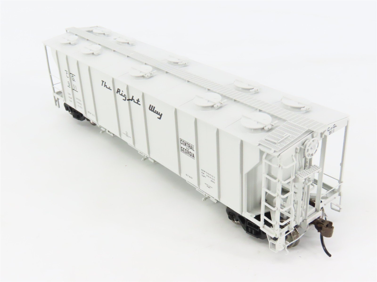 HO Scale Athearn Genesis ATHG73599 CG Central of Georgia 3-Bay Hopper #911
