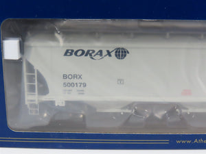 HO Scale Athearn Genesis ATHG90014 BORX Borax 3-Bay Covered Hopper 3-Pack Sealed