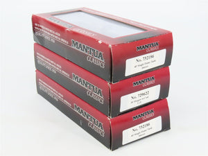 LOT of 3 HO Scale Mantua AMOX Amoco & UP Union Pacific 2-Bay Hopper & Tank Cars
