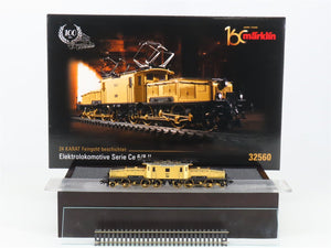 HO 3-Rail AC Marklin 32560 SBB Ce6/8II Crocodile Electric DCC/Sound - GOLD PLATE